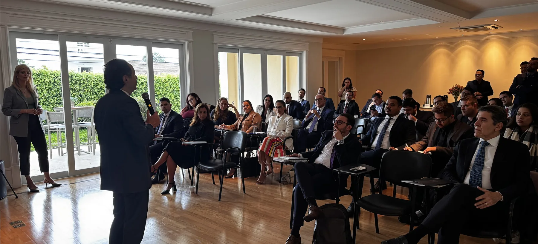 Sala de aula da sede do IEJA, em Brasília, durante o curso